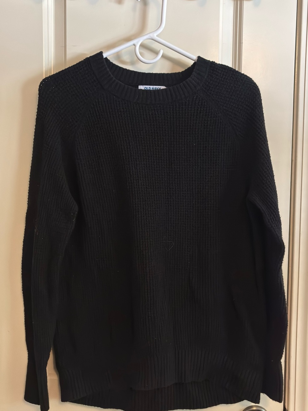 Old Navy Black Women's Crewneck Sweater